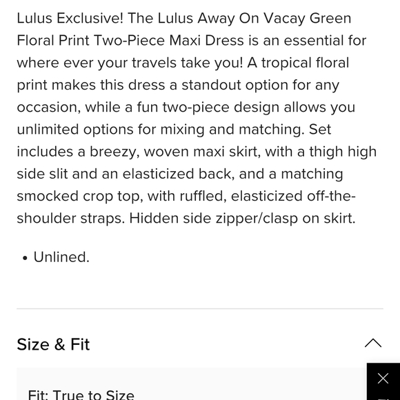 Lulu's Away On Vacay Maxi Skirt Set - Picture 10 of 11